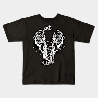 Elephant in the Forest Kids T-Shirt